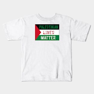 Palestinian Lives Matter Flag Kids T-Shirt